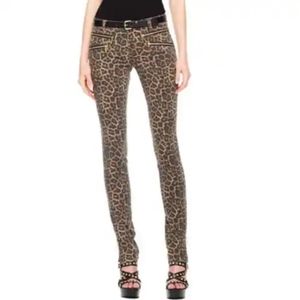 Michael Kors Leopard Print Size 8 Jeans